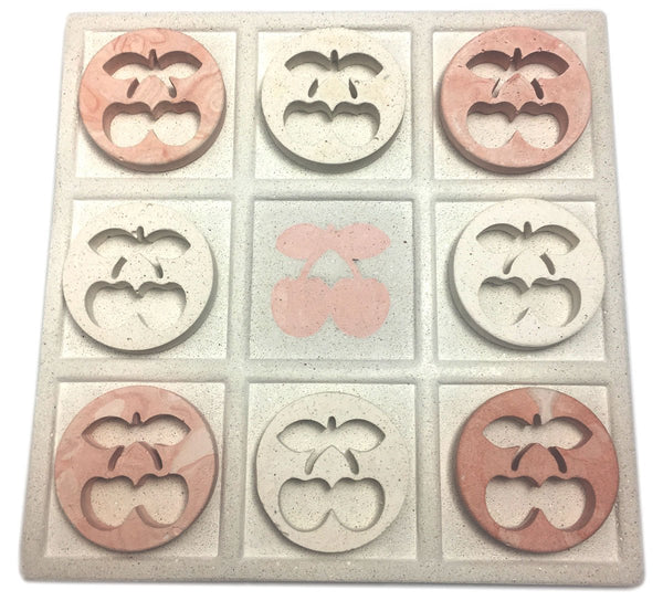 Merchandising juego de mesa 3 en raya - Camaleon-art - concrete shop art