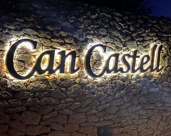 Letras efecto acero oxido corten