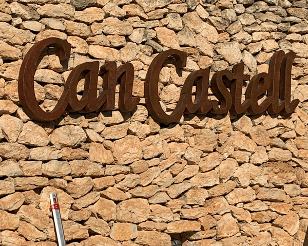 Letras efecto acero oxido corten