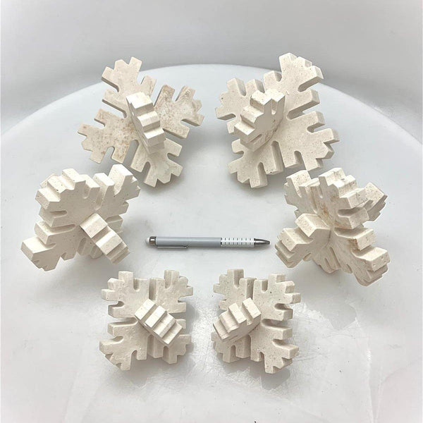 Escultura copo de nieve - Camaleon-art - concrete shop art