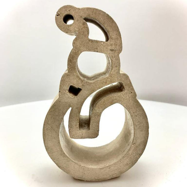 Escultura en cemento de muñeco de nieve - Camaleon-art - concrete shop art