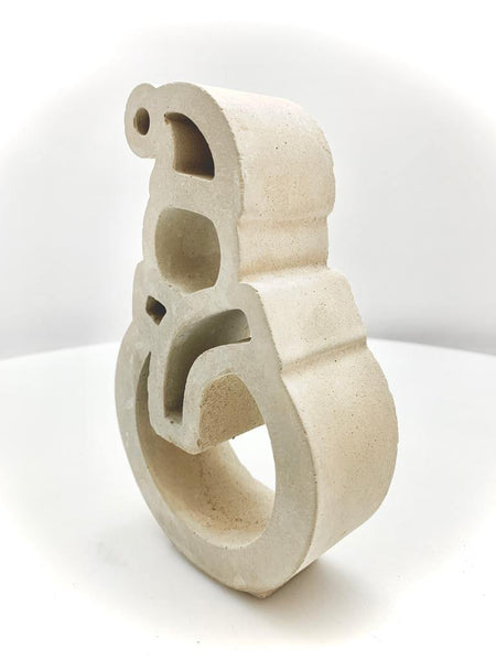 Escultura en cemento de muñeco de nieve - Camaleon-art - concrete shop art