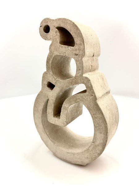 Escultura en cemento de muñeco de nieve - Camaleon-art - concrete shop art