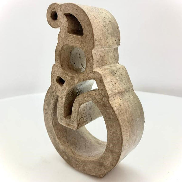 Escultura en cemento de muñeco de nieve - Camaleon-art - concrete shop art