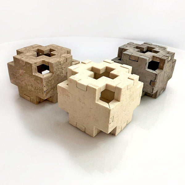 Porta velas apilable - Camaleon-art - concrete shop art