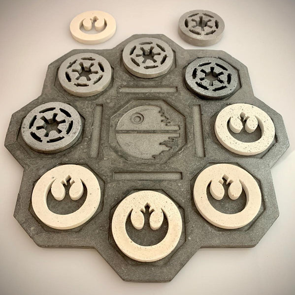 Tres en raya personalizado versión Star Wars - Camaleon-art - concrete shop art