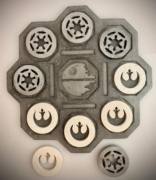 Tres en raya personalizado versión Star Wars - Camaleon-art - concrete shop art