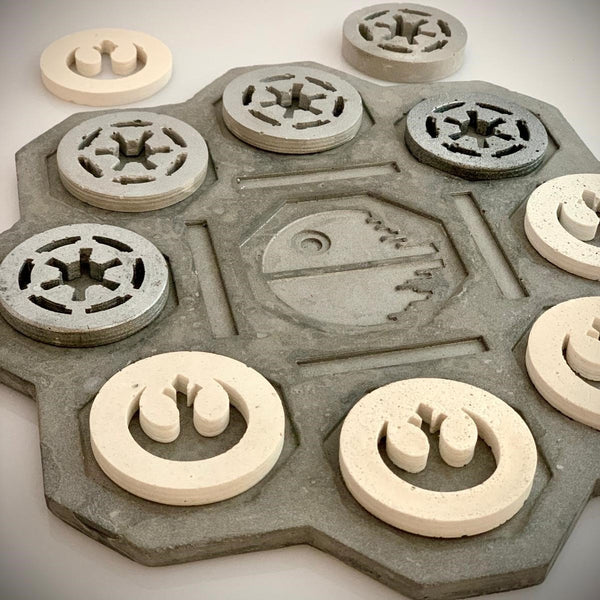 Tres en raya personalizado versión Star Wars - Camaleon-art - concrete shop art