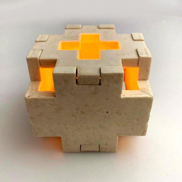 Porta velas apilable - Camaleon-art - concrete shop art