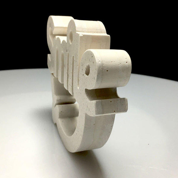 Escultura Smile Hueso - Camaleon-art - concrete shop art