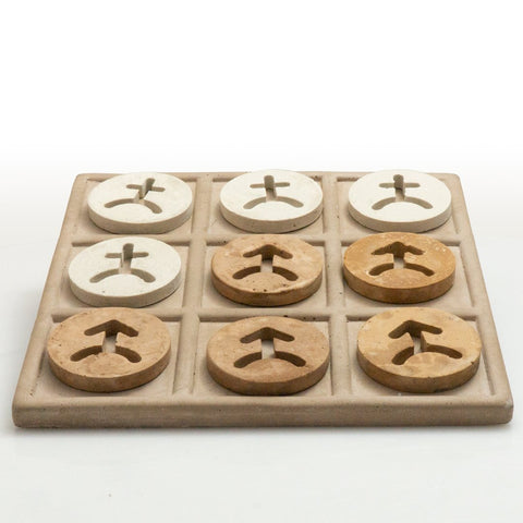 Juego de mesa 3 en raya - Camaleon-art - concrete shop art