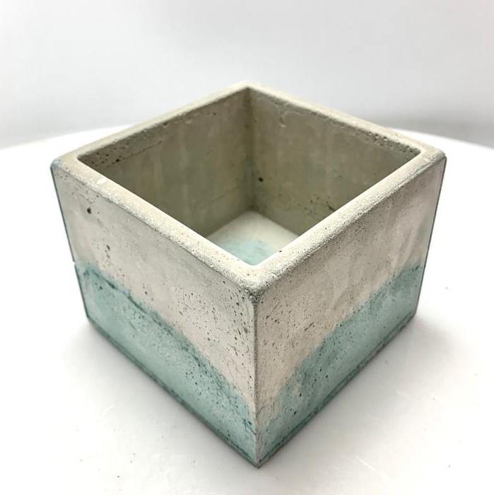 Cubo cemento mixto 108 - Camaleon-art - concrete shop art