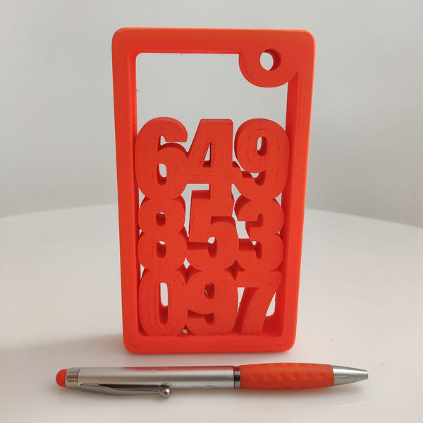 Número teléfono escultura - Camaleon-art - concrete shop art