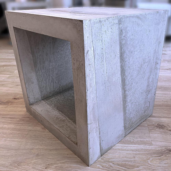 Cubo multiusos en concreto - Camaleon-art - concrete shop art