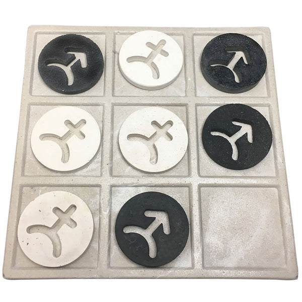 Juego de mesa 3 en raya - Camaleon-art - concrete shop art