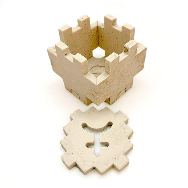 Porta velas apilable - Camaleon-art - concrete shop art